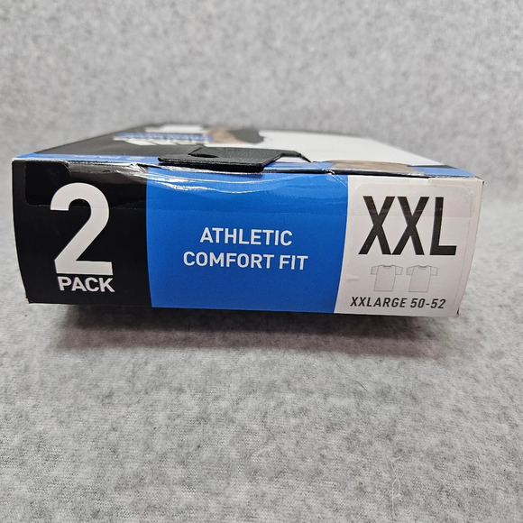 Adidas Men's Performance Moisture Wicking Crew Neck White Tees Size XXL - Picture 2 of 5